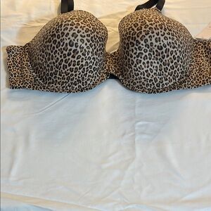 Leopard Print Women's Bra